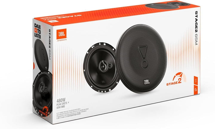 JBL Stage2 GEN2 65M 3-Wege Lautsprecher Auto 165mm (6,5 Zoll): von Harman Kardon Car HiFi mit 60W RM