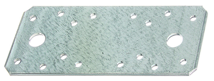 Alberts 846336 Flachverbinder | sendzimirverzinkt | 133 x 55 mm | 50er Set 135 x 55 mm / 50 Stk. Obe