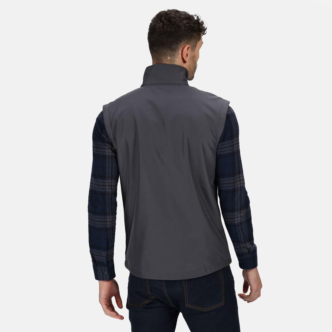 Regatta TRA848 74Y60 Professionelle Octagon II 3-lagige wasserdichte Softshell-Bodywarmer, grau (sch