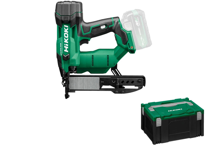 HiKOKI Akku-Klammergerät - 18 V, 13-40 mm, Li-Ion, LED-Licht, werkzeuglose Tiefeneinstellung, Luftfe