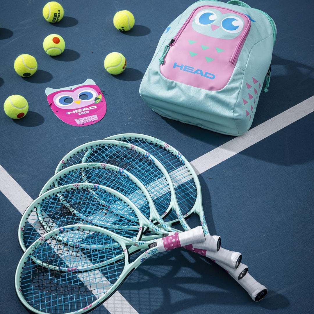 HEAD Coco Junior Tennisschläger 4-6 Jahre Rosa/Hellblau, 4-6 Jahre Rosa/Hellblau