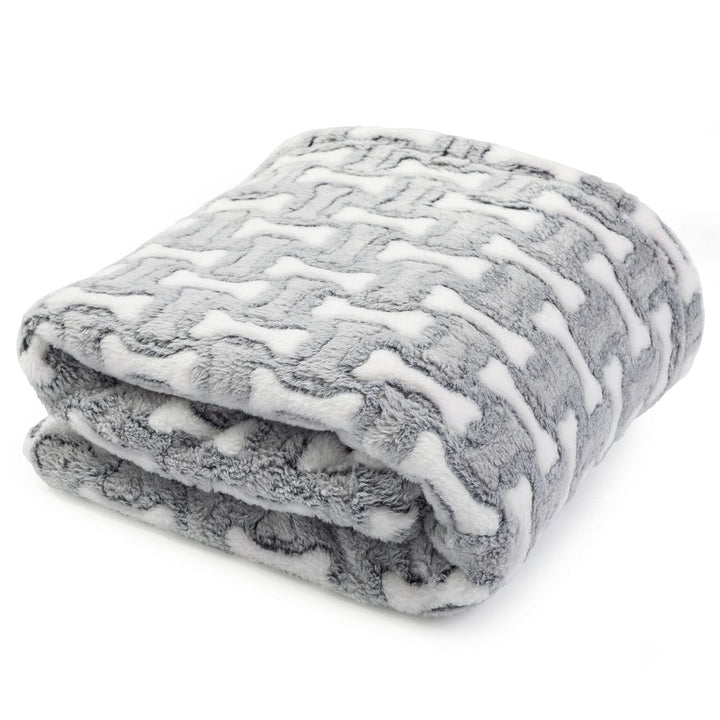 BOUTIQUE ZOO Hundedecke Katzendecke | Fleecedecke für Hunde und Katzen | Kuscheldecke für Haustiere