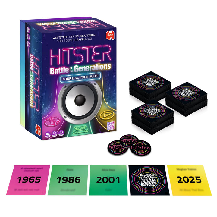 Hitster Battle of the Generations – Musik‑Party‑Brettspiel mit 420+ Songs aus Allen Jahrzehnten - 3