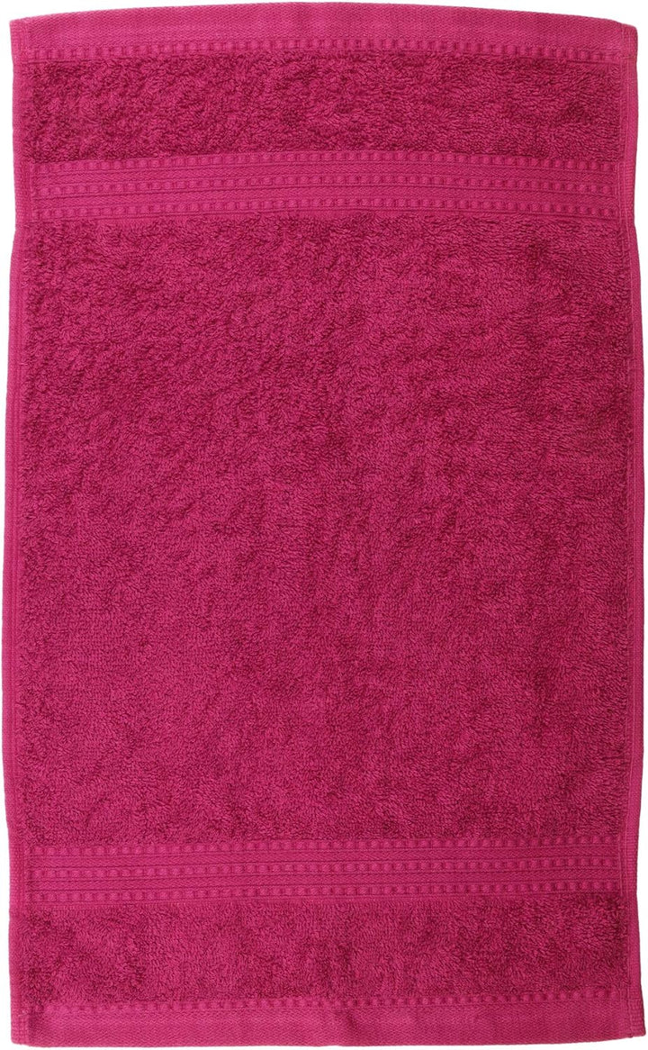 Julie Julsen® Bio Handtuch-Set, 6 Handtücher in 32 Farben erhältlich weich und saugstark Fuchsia 50x