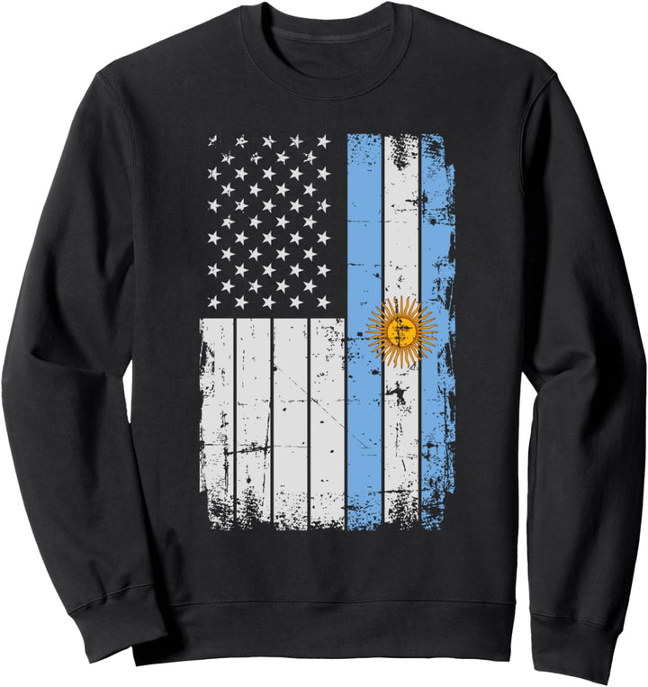 Argentinien USA Flagge Sweatshirt