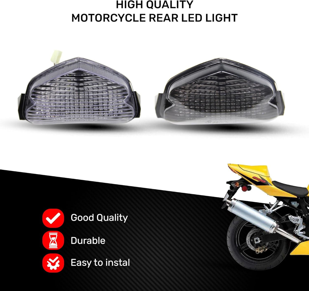 aVDB-moto LED-Bremslicht mit integrierten Blinker kompatibel mit Gsxr 600, 750, K4, K5 2004/2005 (Ge