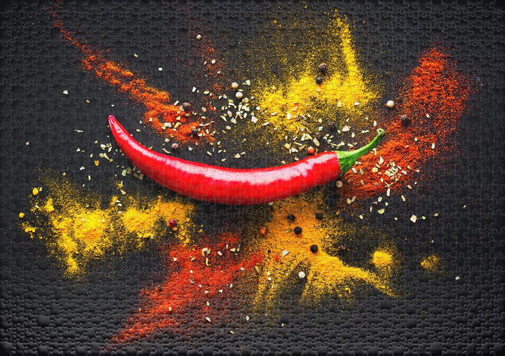 Ulmer Puzzleschmiede - Puzzle „Spiel mit dem Feuer“ - Klassisches 1000 Teile Puzzle – Puzzlemotiv sc