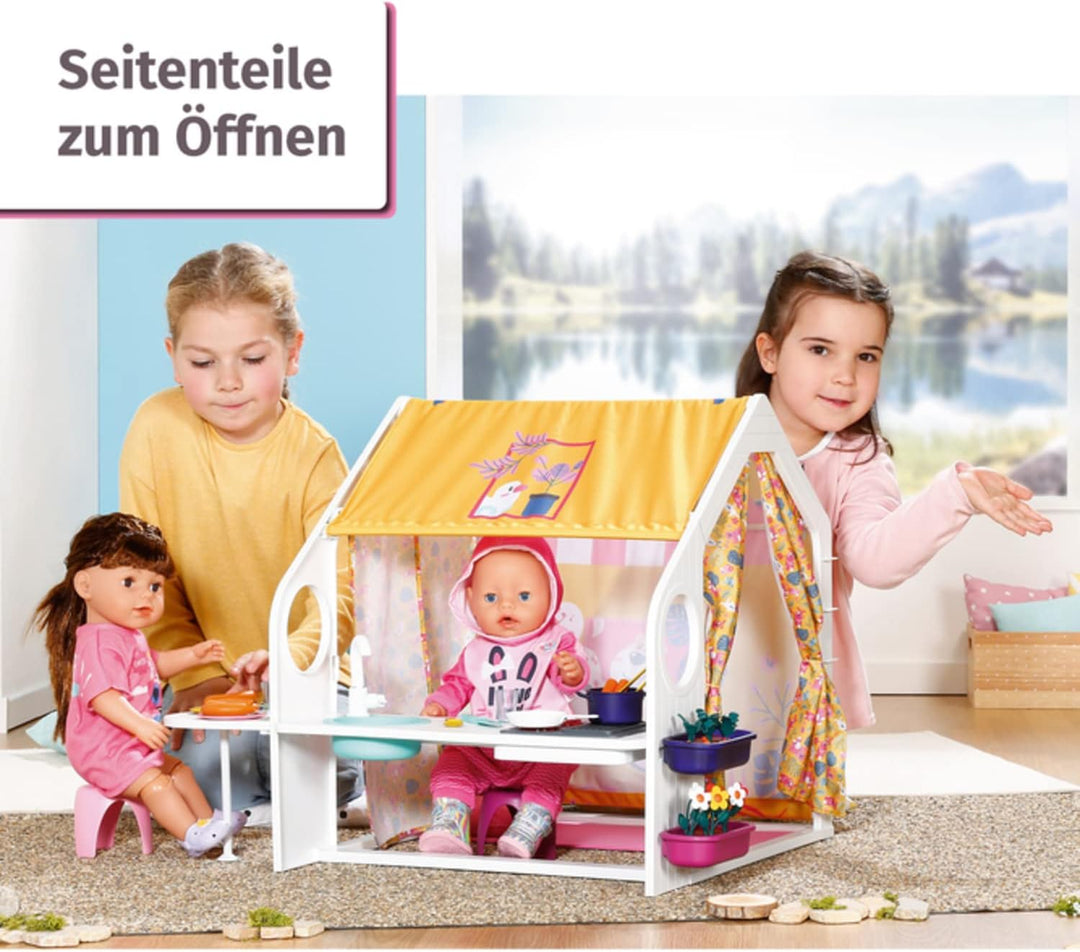Zapf Creation 832752 Baby born Weekend Haus-interaktives Puppenhaus mit Licht - und Soundfunktion, ö