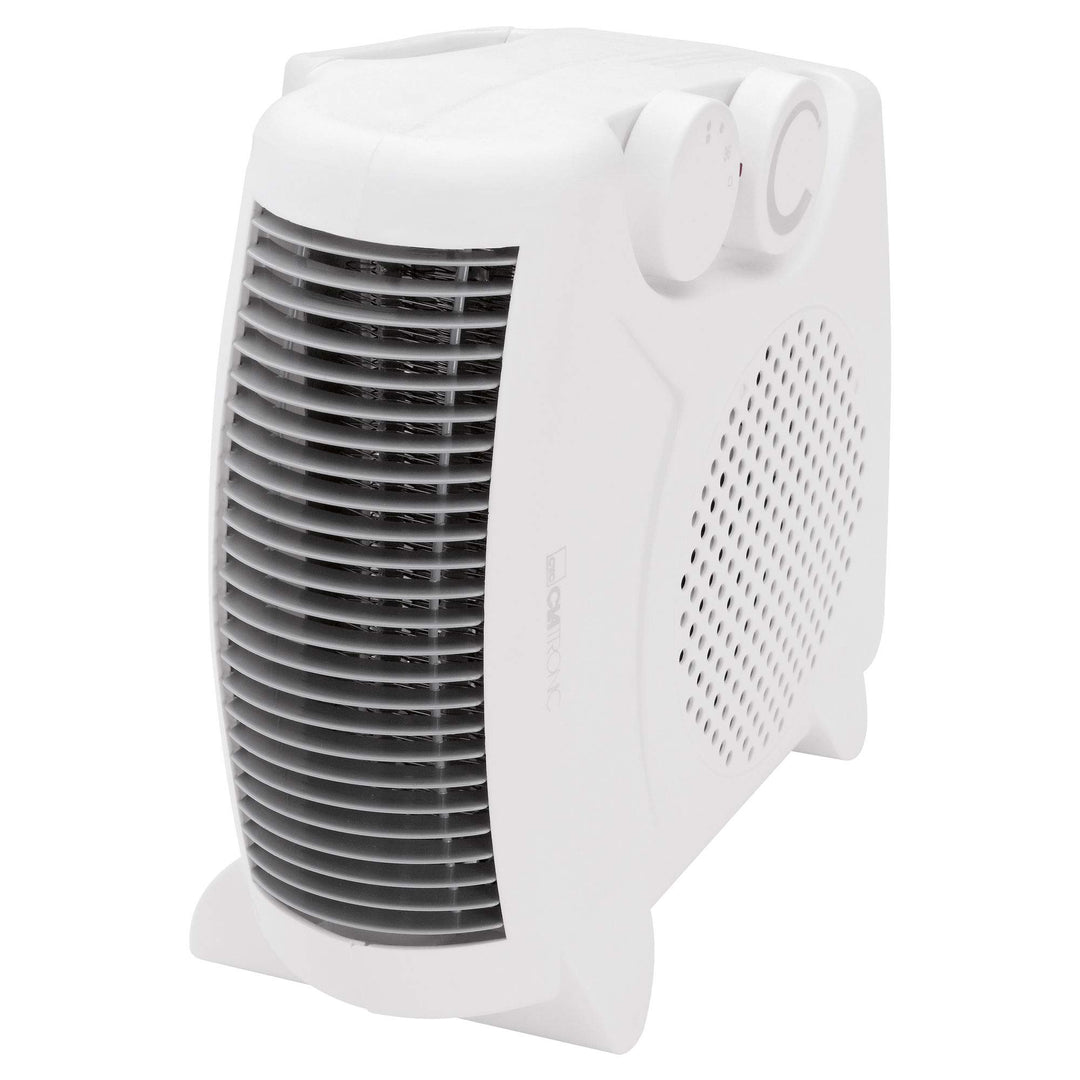 Clatronic® mobiler & kompakter Heizlüfter | 2000W & 1000W | mit Ventilatorfunktion und Überhitzungss