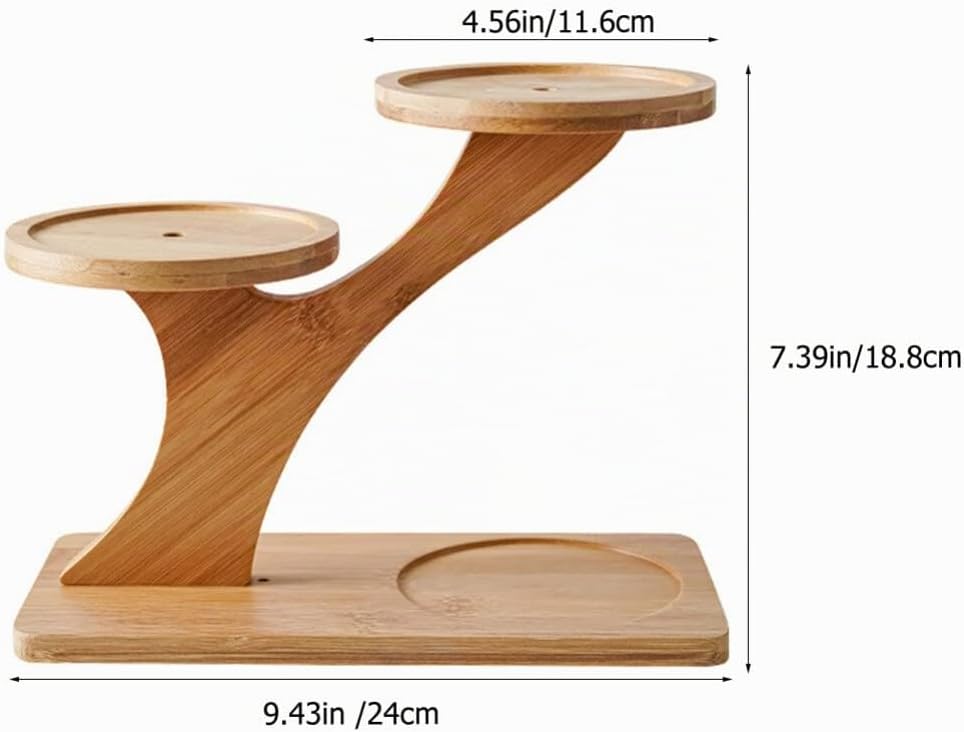 Angoily Blumentopf Cupcake Dessert Ständer Pflanzentreppe Holz Pflanzenständer Blumentreppe Blumenst