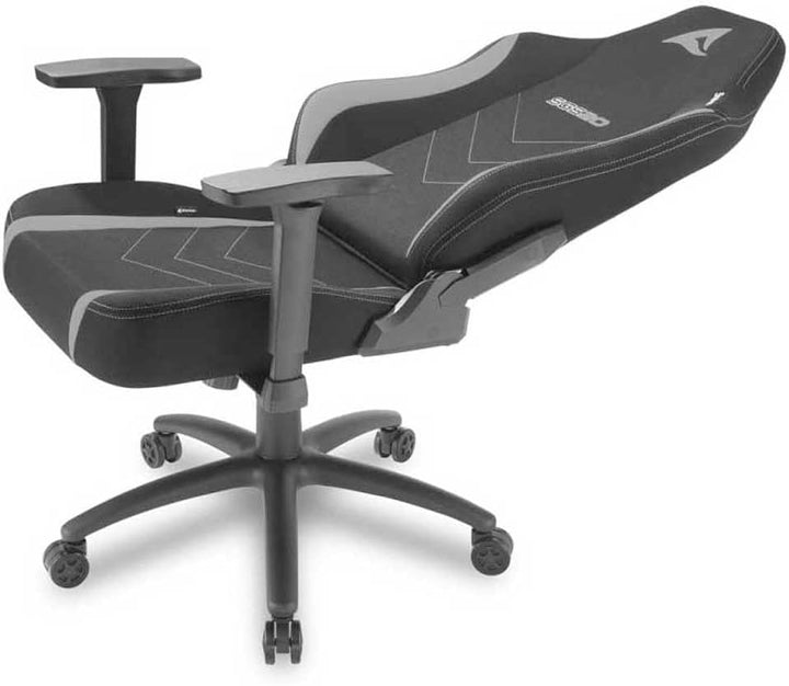 Sharkoon Silla SGS20 Fabric Negro/GRIS Gaming Stuhl, Legierter Stahl, Schwarz/Grau, Normal
