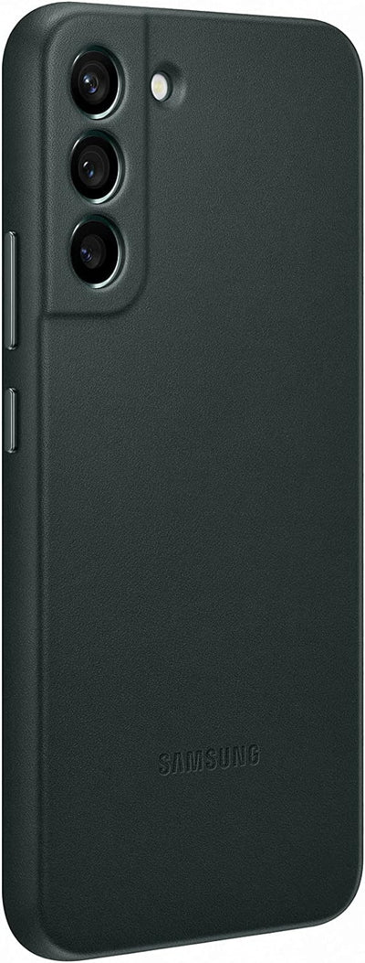 Samsung Leather Smartphone Cover EF-VS906 für Galaxy S22+, Handy-Hülle, echtes Leder, Schutz Case, s