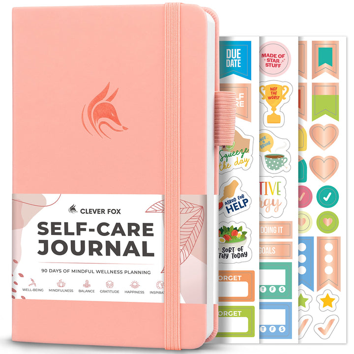 Clever Fox Self-Care Journal – Notizbuch für tägliche Reflexion, Planer für mentale Gesundheit & per
