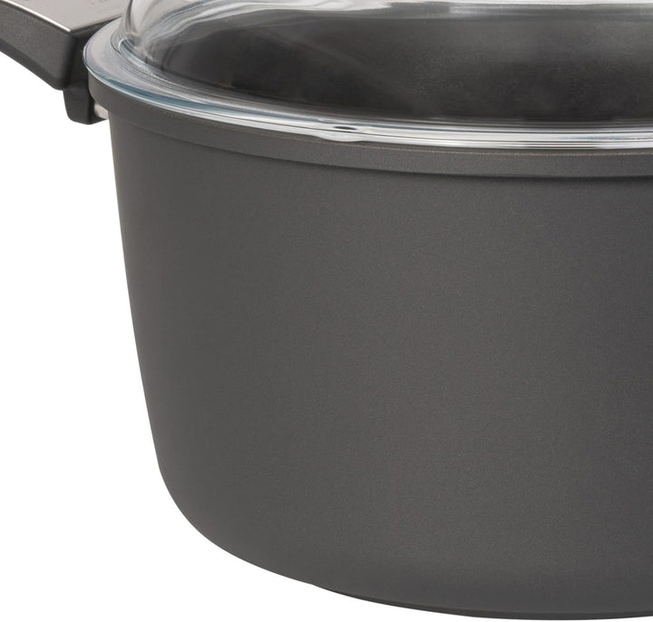 SKK grosser XL Universal-Topf Ø 32 cm - induktionsgeeignet - Gemüsetopf Aluguss beschichtet Kochtopf