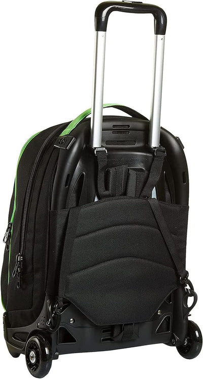 Invicta TROLLEY, Rucksack mit Trolleyfunktion, 3 in 1, Schulranzen mit Rollen, Abnehmbarer Rucksack,