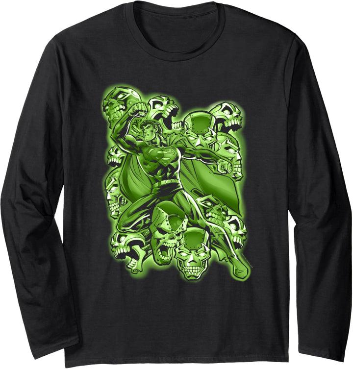 Superman Metallo Mayhem Langarmshirt