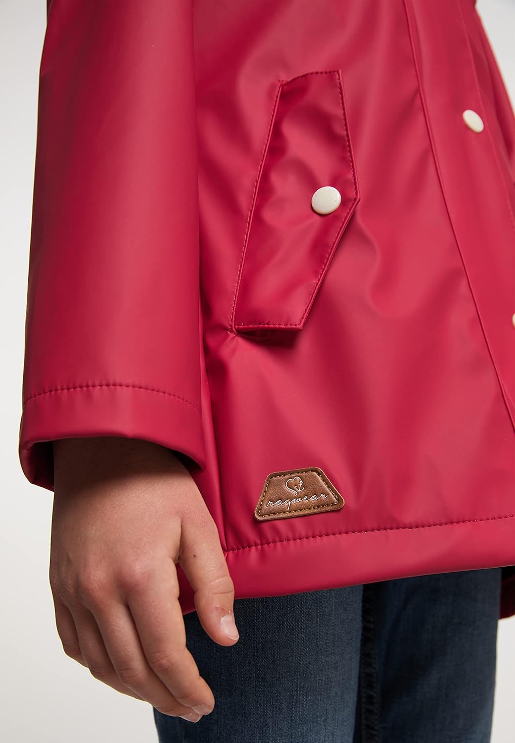 Ragwear Marjanka Mädchen Jacke Regenjacke Übergangsjacke Kinder Regenmantel Mantel Coat 128 Rot, 128