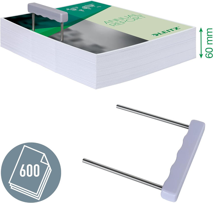 BANKERS BOX Abheftbügel, Archivclip mit 85 mm Armlänge und Deckleiste, aus 100% recyceltem Plastik,