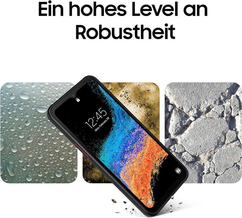 Samsung Galaxy XCover6 Pro, robustes Android Smartphone ohne Vertrag, 16,72 cm/ 6,6 Zoll Display, 4.