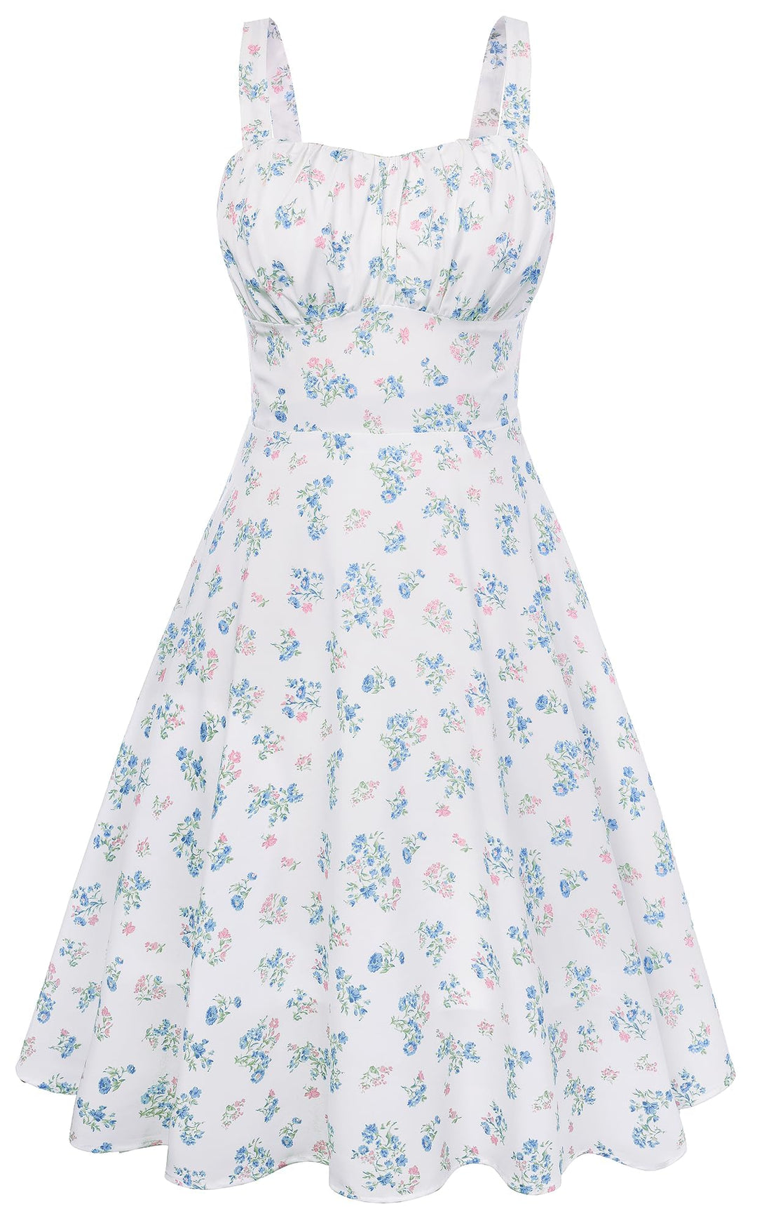 Belle Poque Damen Kleider Casual Cocktailkleid Sommerkleid Elegant Spaghetti Freizeitkleid A-Line La