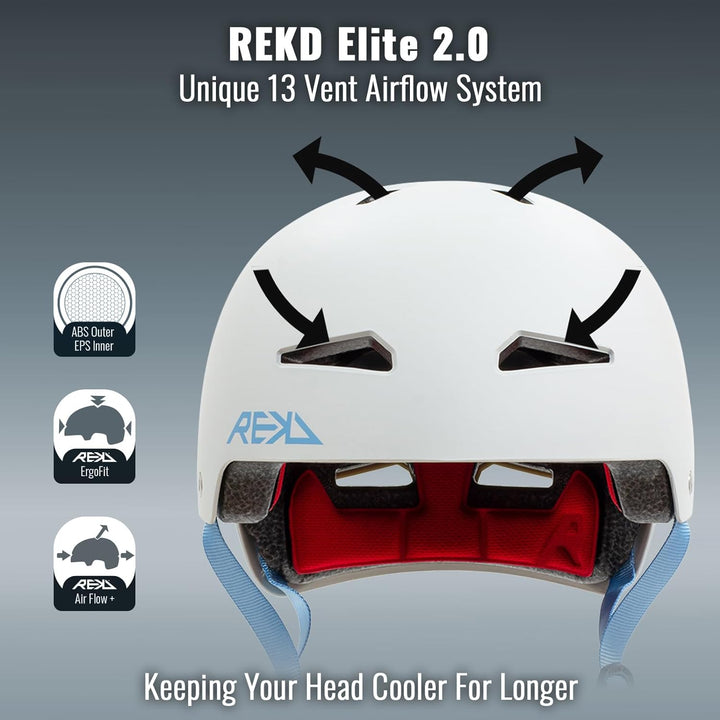 Rekd Elite 2.0 Helmet Helm 57-59 cm Grau, 57-59 cm Grau