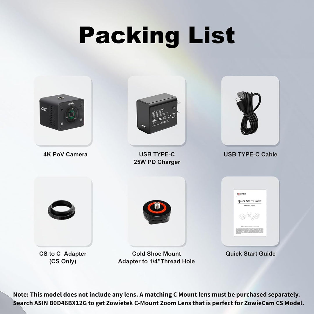 4K POV Box Camera PoE, ZowieCAM, gleichzeitig HDMI und SDI-Ausgang, RTSP/RTMP(en)/SRT, Standalone-Li