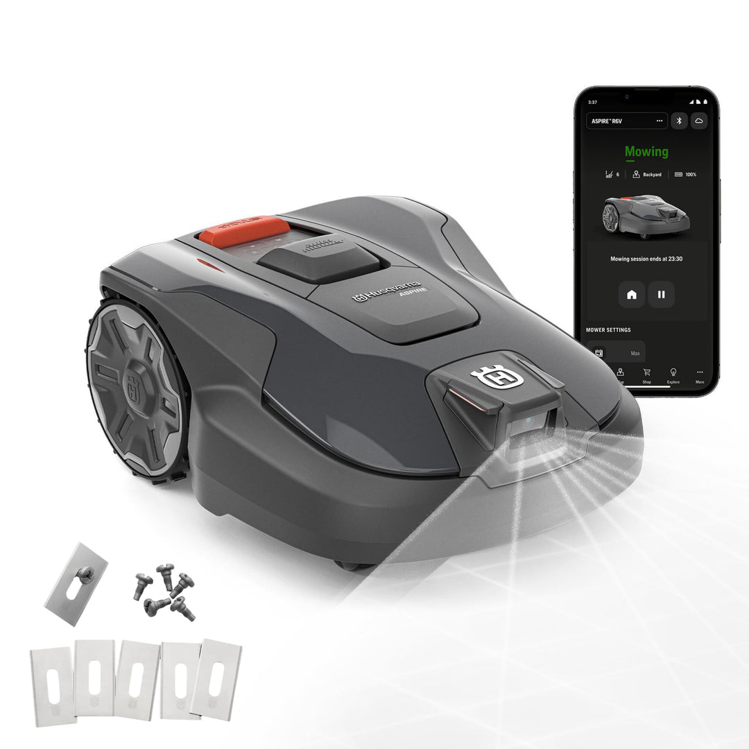 HUSQVARNA Automower® Aspire R6V Mähroboter – ohne Begrenzungskabel, AI Vision, GPS-Navigation, App-S