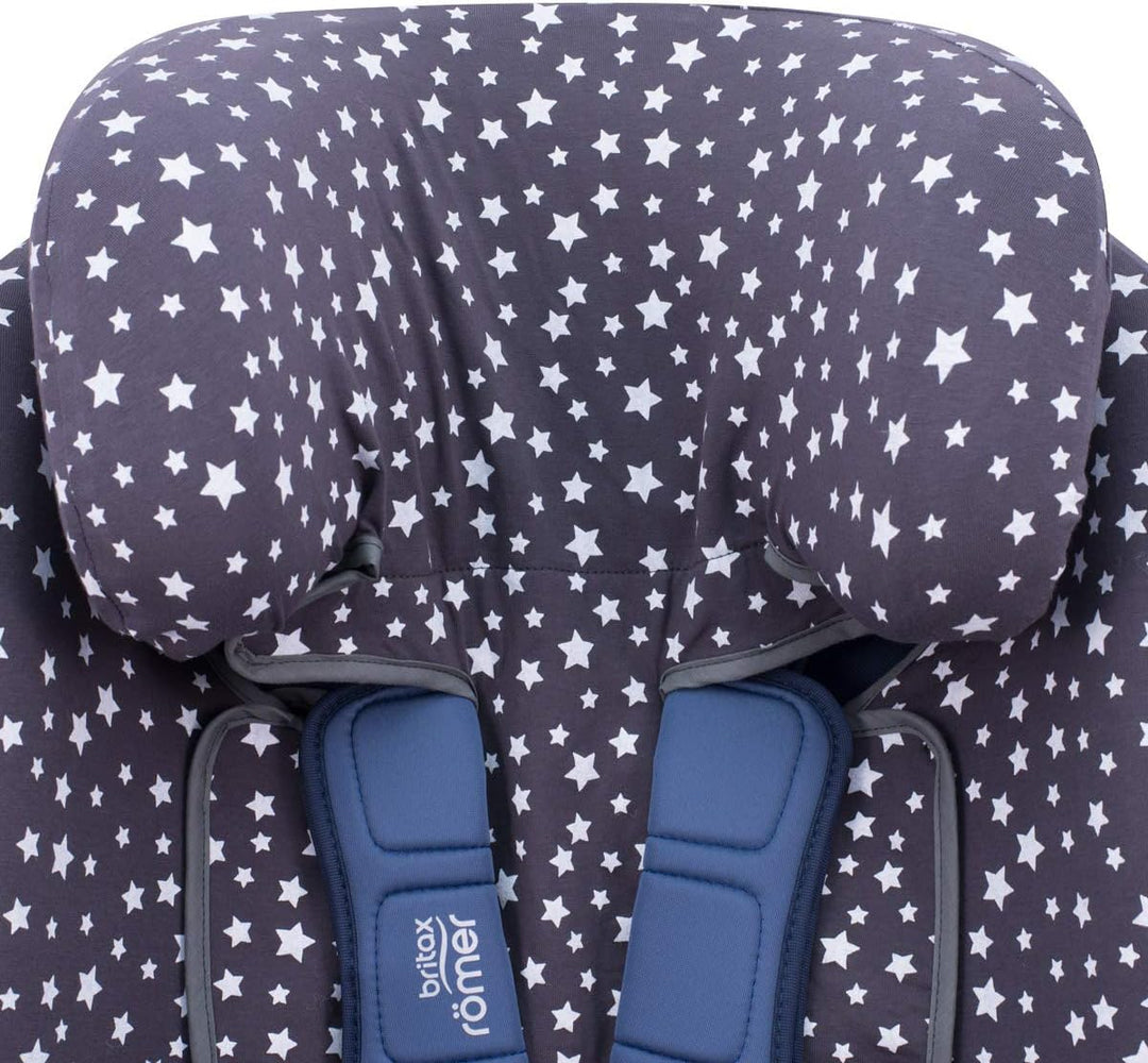 JYOKO Kids Bezug für Autositz kompatibel mit Romer Advansafix, Evolva IV M, aus Baumwolle (Winter Sk