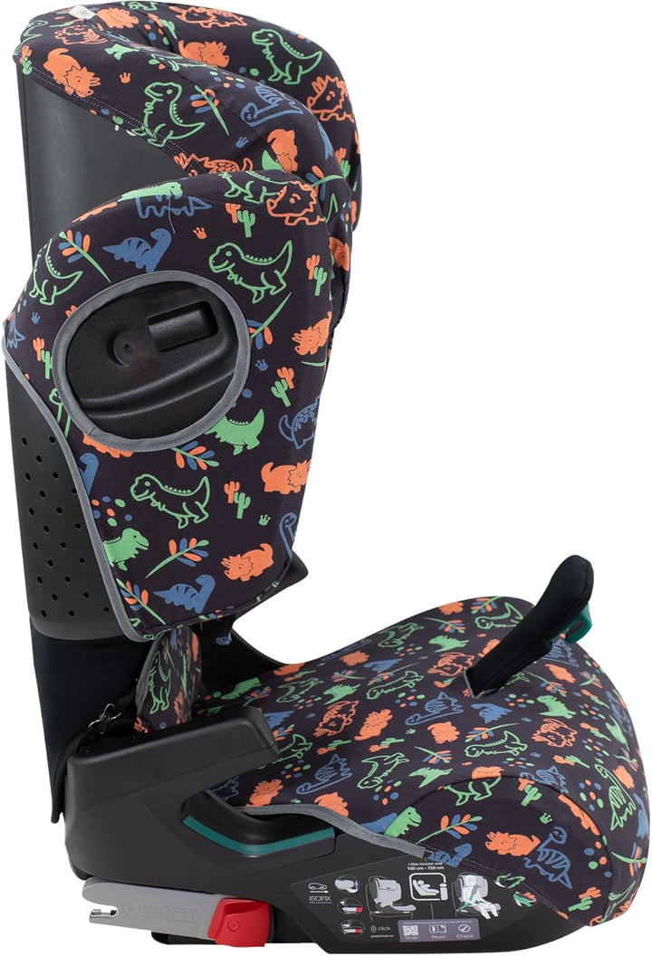 JYOKO KIDS Schutzhülle kompatibel mit Romer Kidfix (Romer Kidfix I-SIZE, Happy Dino)