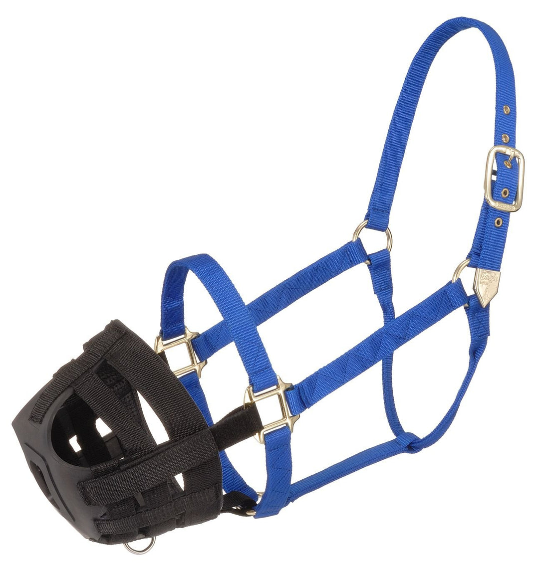 Tough 1 Easy Breathe Wezing Maulkorb, Schwarz Reg Horse, Reg Horse