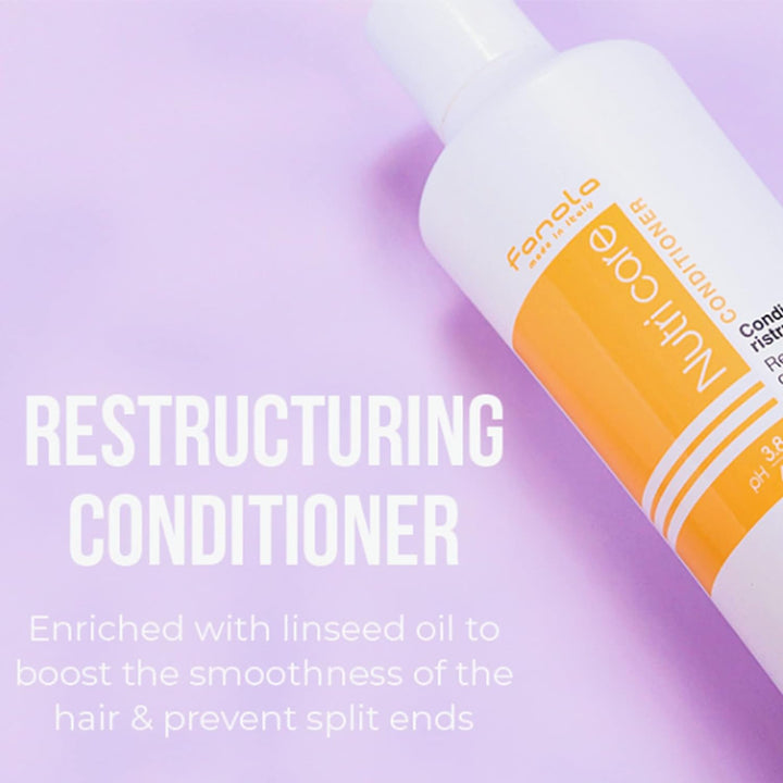 Fanola No Yellow Anti-Gelb-Shampoo + Nutri Care Conditioner - 2000 ml Single, Single