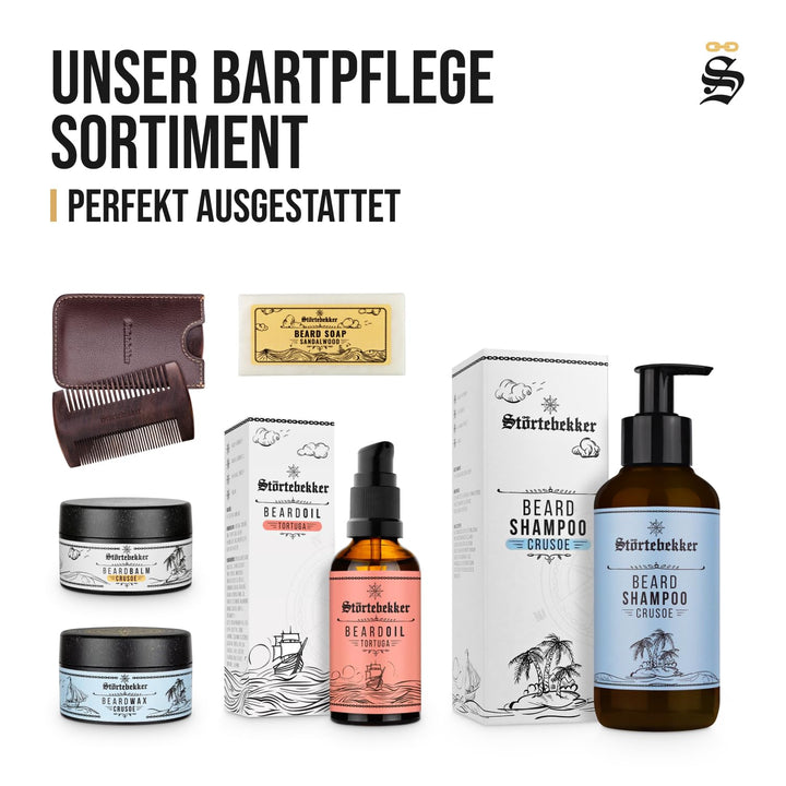 Störtebekker® Premium Bartöl Tortuga - tägliche Bartpflege für 3-Tage-Bart bis Vollbart - 50ml Beard