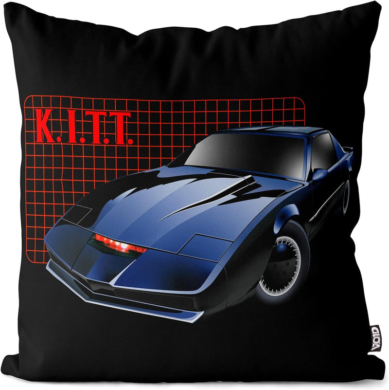 VOID K.I.T.T. Kissenbezug Kissenhülle Polyester wasserfest Outdoor Michael Knight 2000 Black Rider,