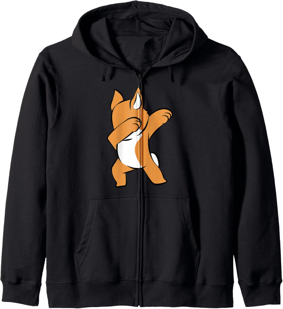 Dabbing Corgi Kapuzenjacke