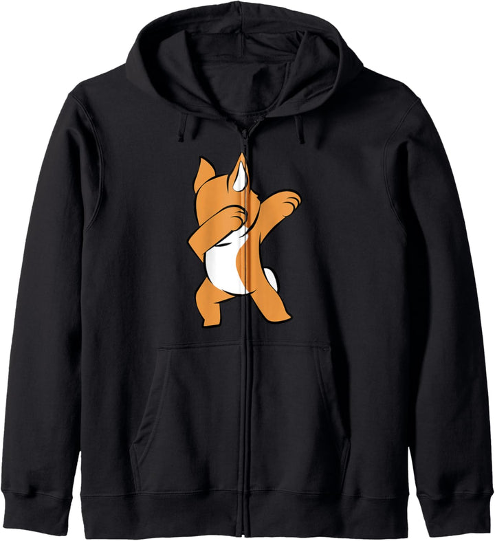 Dabbing Corgi Kapuzenjacke