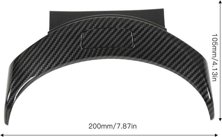 2056803307 Ersatz für Mercedes‑Benz W205 C200 C250 C300 W253 GLC260 GLC200 (Kohlefaser-Stil), Kohlef