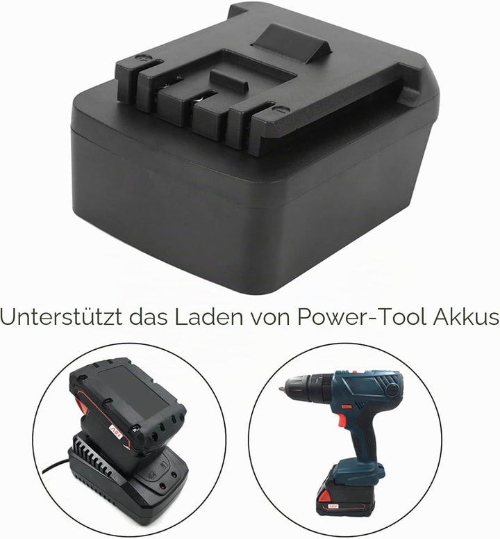 Elektrowerkzeugadapter, Batterieadapter für Milwaukee 18V Li-Ionen-Batterie Umrüsten auf für Bosch M