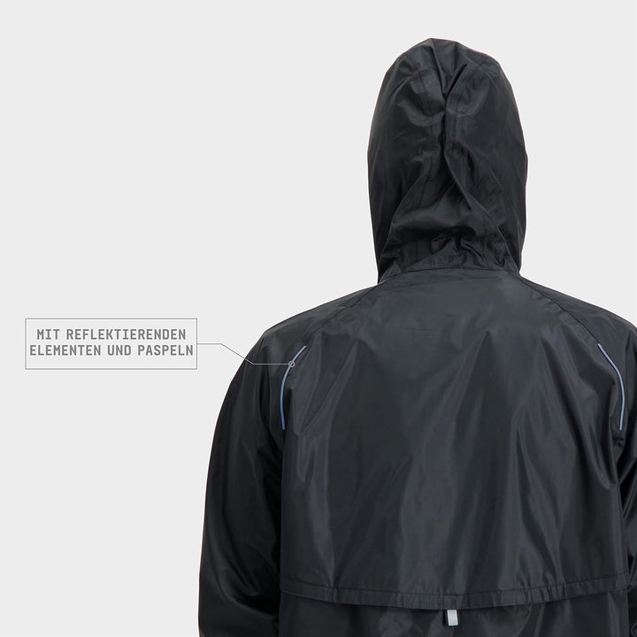 AGU Essential Passat Regenanzug, Regenkleidung Fahrrad Herren &amp; Damen, Wasserdicht &amp; Reflektierend,