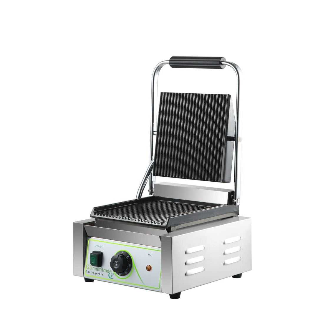 GS Multitrade Paninitoast,Sandwichtoaster mit geriffelter Gusseisenplatte Paninigrill