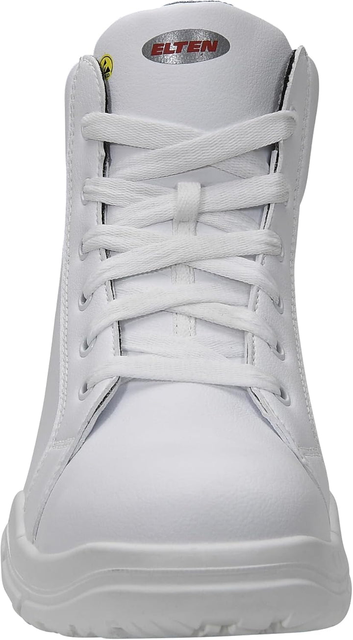 Elten Sicherheitsschnürstiefel "White Loop Mid" ESD S2, Grösse 43, 76016 43 EU, 43 EU
