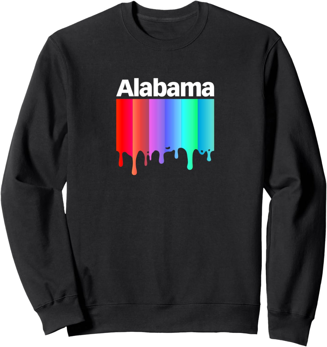 Alabama State Retro Vintage-Stil AL-Geschenkdesign Sweatshirt