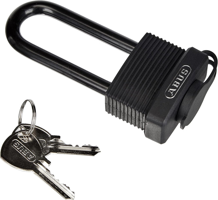 ABUS Vorhängeschloss Messing 70/45HB63 mit hohem Bügel - wetterfest - Messing-Schlosskörper - schlag