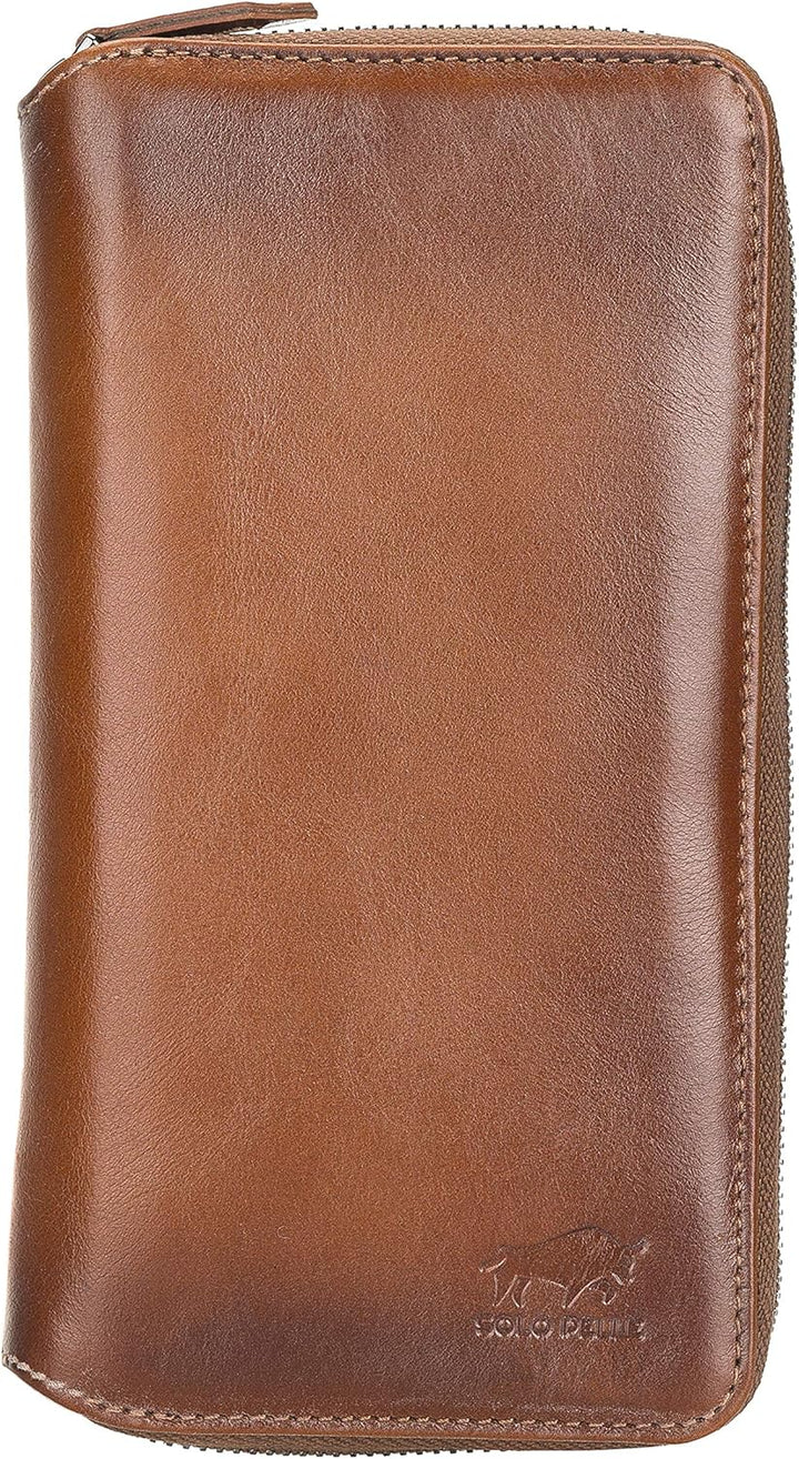 Solo Pelle Lederhülle für das iPhone 13 Mini in 5.4 Zoll Stanford Case Leder Hülle Ledertasche Backc