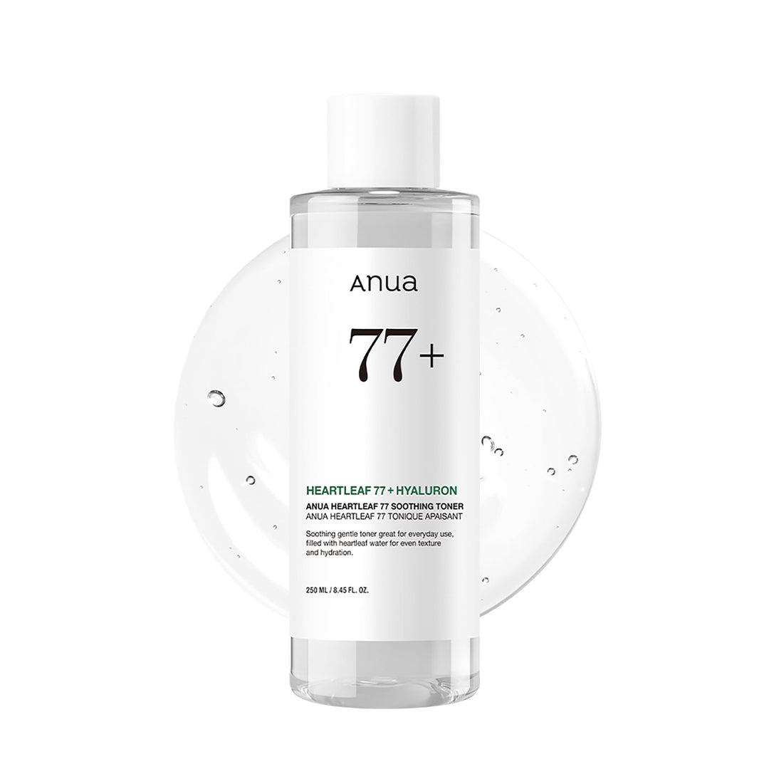 ANUA Heartleaf 77% beruhigender Toner I pH 5,5 Problemheilung, beruhigende Haut, erfrischend, feucht