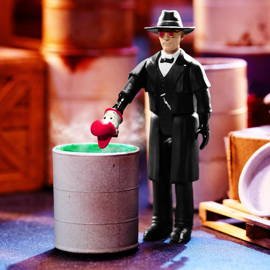 Super 7 Judge Doom Who Gerahmte Roger Rabbit Reaction Figur Retro-blisterkarte, Retro-blisterkarte