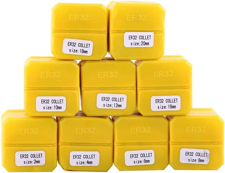 Spannzangen Set, ER32 Spannzange Spring Collet Set ER32 Spannfutter Set Gravur CNC Drehmaschine Fräs