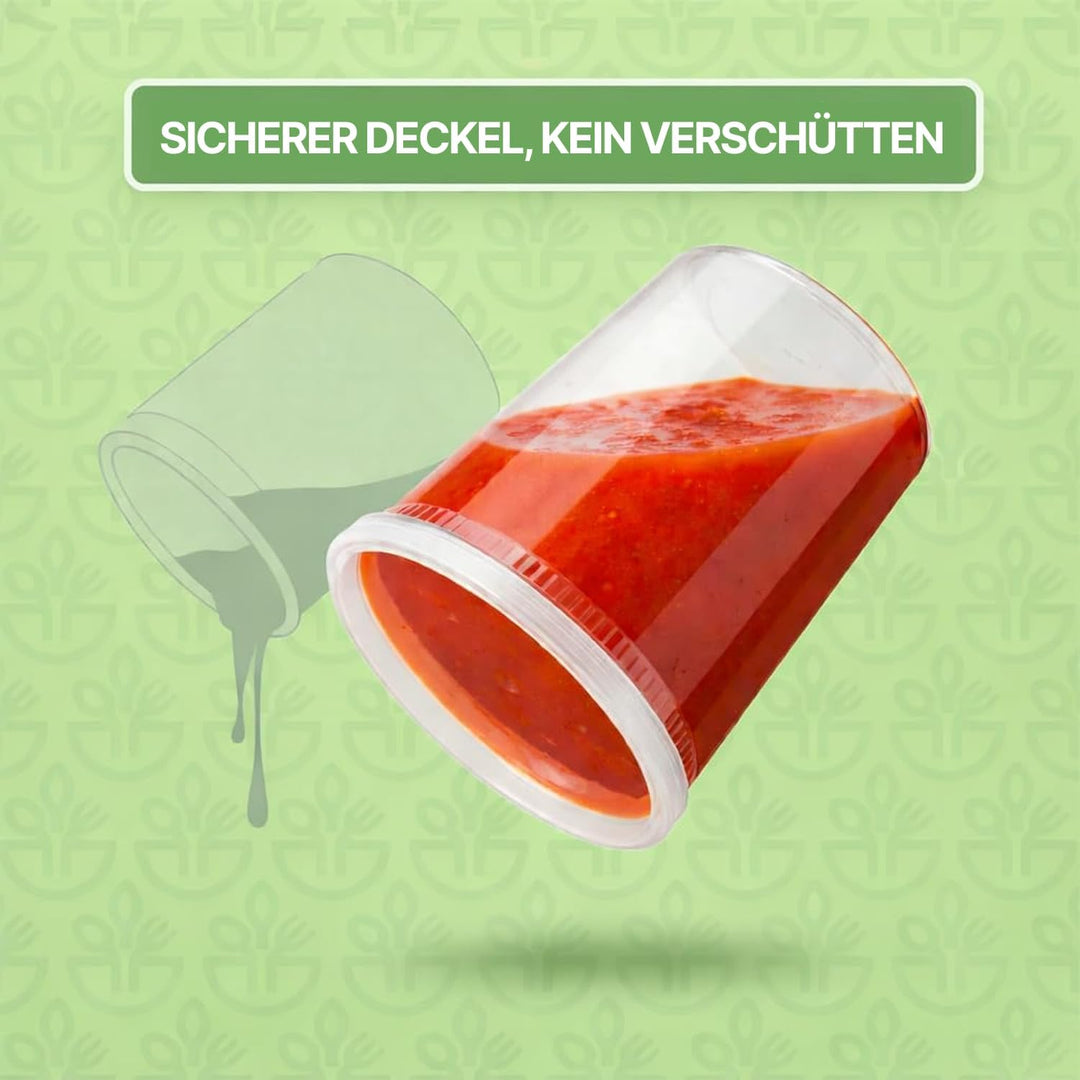 JoyServe Vorratsdosen mit Deckel Luftdicht – 48 Sets mit 54 Deckeln, 24 Vorratsdosen mit 946 ml und