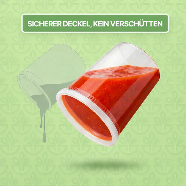 JoyServe Vorratsdosen mit Deckel Luftdicht – 48 Sets mit 54 Deckeln, 24 Vorratsdosen mit 946 ml und