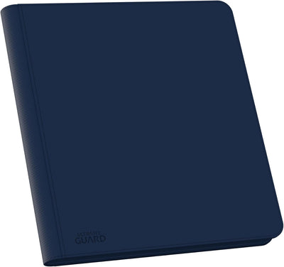 Ultimate Guard UGD010344 - 12-Pocket Quad Row Zip Folio Xeno Skin, dunkelblau, Blau