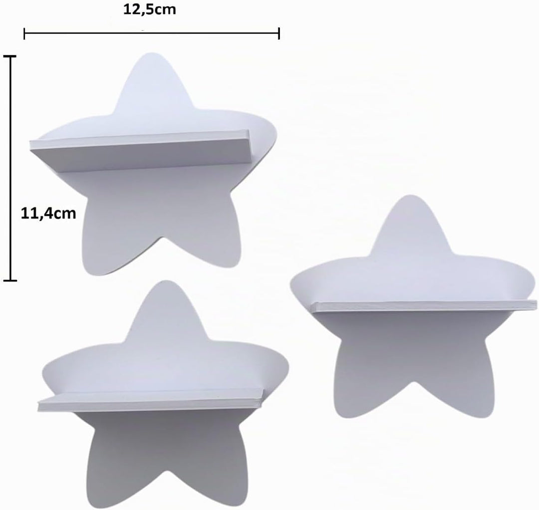 Mini Stern-3er-Set kompatibel für Toniefiguren, Tonieregal Toniebox Tonie Erweiterung - Erweiterungs